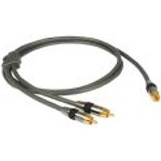 Goldkabel Profi Subwoofer Y-link RCA 2.5 meter