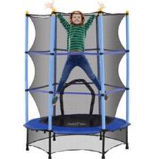 Homcom Kids Trampoline 4.6FT 75" Blue