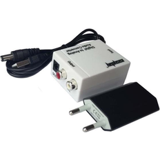 White D/A Converter (DAC) Dsport Digital Optical Coax Converter Adapter