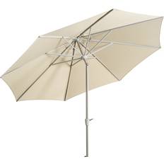 Brafab Parasoll & Tillbehör Brafab Abriola Parasoll Champagne Ø330 cm Taupe