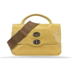 Zanellato Leather Women's Shoulder Bag Girello - Yellow