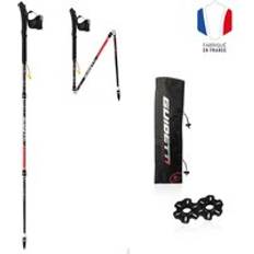GUIDETTI Silver Néo Foldable Trekking Pole X2