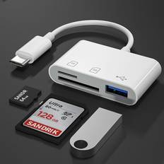 Tluda Type-C Adapter TF CF SD Memory Card Reader