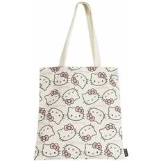 Hello Kitty Tasker Hello Kitty Canvas Net Totebag - Hvid
