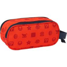Red School Bags Super Mario Refurbished School Bag - Red Navy Blue/Red