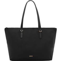 Mango Nylon Shopper Bag - Black