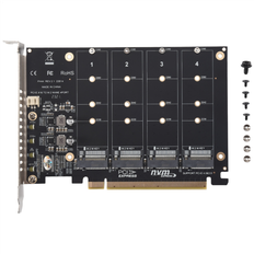 Controller Cards Spactz LLhappy PH44 NVME 4-Disk Array Card