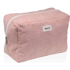 Cheap Toiletry Bags Versa Travel Vanity Case Corduroy - Pink