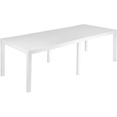 Tavoli da Pranzo da Esterno ProGarden Gartentisch Indo Weiß 90 x 72 x 220 cm
