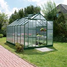 Vitavia Uranus 11500 Drivhus Inkl Sokkel Sort Aluminium