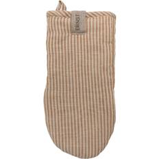 Stripes Pot Holders Ernst Oven Mitt Striped Kola-Beige Pot Holders Brown, Beige
