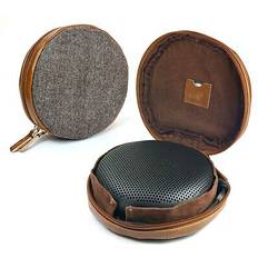 Brown Tablet Cases Tuff-Luv Herringbone Tweed NFC Case for BeoPlay A1