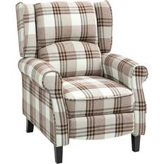 Armchairs on sale Homcom Reclining Brown Armchair