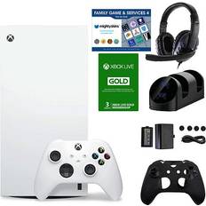 Microsoft Xbox Series X Digital White Console with Accessories Kit Bundle