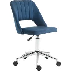 Blue Office Chairs Vinsetto Mid-Back Swivel Office Chair