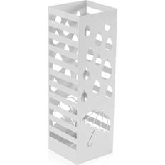 White Umbrella Stands Versa Refurbished White 15.5 x 49 x 15.5 cm Umbrella Stand