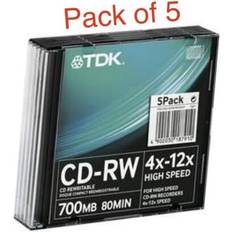 Optical Storage TDK CD-RW 4x 12x 80min 700mB