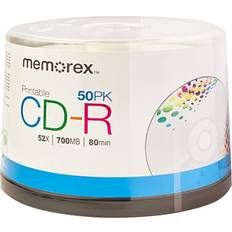 Memorex CD-R Printable Discs 50-Pack
