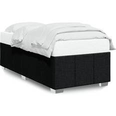 VidaXL Bed Frames vidaXL Black Grey Bed Frame Mattress 3ft Single