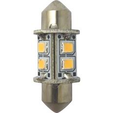 1852 LED Pinolpære 31mm 10-36VDC 0,8/8W 2 stk