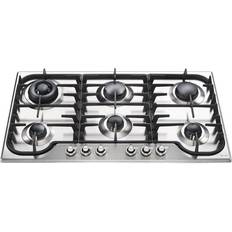 White Built in Hobs ILVE HCB906CN Gas Hob