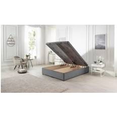 Ottoman super king bed Somnior Richworth End Opening Storage Ottoman Super King Frame Bed