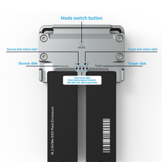 Spactz LLhappy M.2 NVME SSD Enclosure