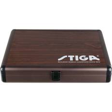 Stiga Table Tennis Racket Case Aluminum Brown