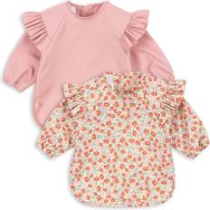 Barnserviser på rea Konges Sløjd Dinner Bib 2 Pack Kaluka Bridal Rose
