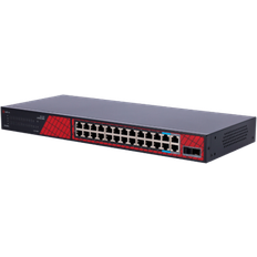 PoE Switch 300W 22x30W PoE 2x60W Gigabit PoE