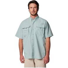 Azul Chaquetas de pesca Columbia Men s PFG Bahama II Short Sleeve Shirt 3XT