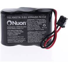 Landline Phones Nuon AT & T, Panasonic, Toshiba, and Uniden Cordless Phone 400mAh Replacement Battery