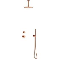 Duschset Damixa Silhouet DS2 Duschset Vattenbesparande Borstad Koppar PVD