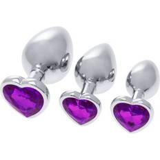 Sexleksaker S Pleasures ilver Lilac Analplugg från
