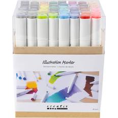 Creativ Company Illustration Marker 1+8 mm 48pcs