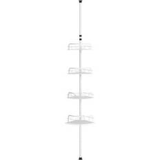 Songmics 4-Tier Corner Shower Caddy Cloud White