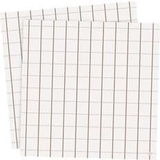 Brown Paper Napkins Ernst Napkin Checkered 33x33 cm 20-pack Cola-cola