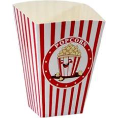 Röda Popcornbägare KRAM Popcornbägare Retro 0,9 Liter 20 St