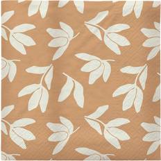 Herbert Pappersservetter 33x33 cm 20-pack Cinnamon Sand-off White