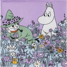 Lautaset, Kupit ja Aterimet Moomin Arabia Muumi Paperilautasliina 33x33 cm 20-pakkaus Monivärinen