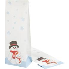 Jul Gave- & Festposer Creativ Company Gavepose 6x10x28 cm Snemand 100 Stk