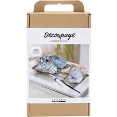 Blå Gør-det-selv Creativ Company DIY Kit Decoupage Østersskaller Blå