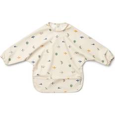 Baby servies uitverkoop Liewood Merle Cape Bib Lätzchen Aviator Ecru