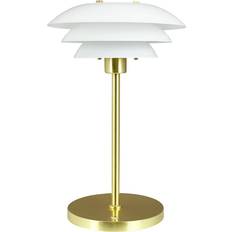 DYBERG LARSEN DL20 Genopladelig Opal Messing Bordlampe