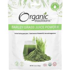 Organic Traditions Barley Grass Juice Powder 150g