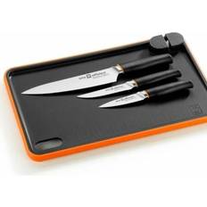 Bra Effektiv Set Med 3 Effektiva Knivar Med Skärbräda Knivset