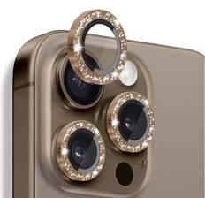 Skärmskydd MTK Kameralinsskydd med Glitter för iPhone 16 Pro 16 Pro Max