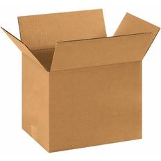 Cardboard Boxes Global Industrial Cardboard Corrugated Boxes, 11-1/4"L x 8-3/4"W x 8-3/4"H, Kraft Pkg Qty 25