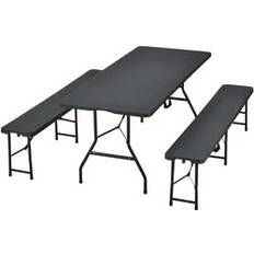 Essgruppen Juskys Bierzeltgarnitur Amberg 180 x 74 x 74 cm Essgruppe