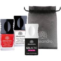 Negleprodukter Alessandro Galaktisk Sæt Relax Your Mind Shimmer - Classic Red